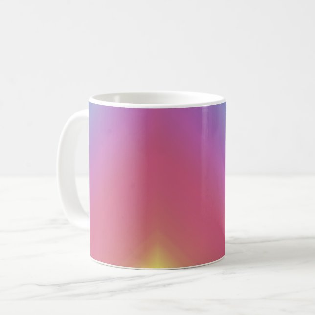 Farbverlauf colored bunt Kaffe bunte Kaffeetasse (Vorderseite Links)