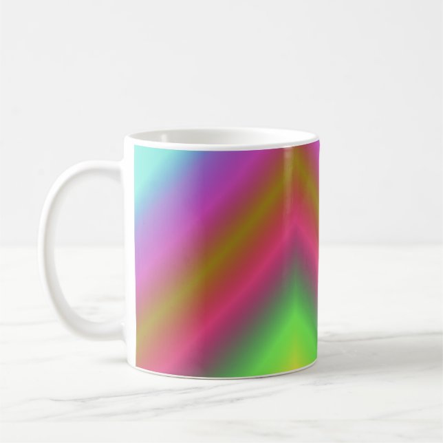 Farbverlauf colored bunt Kaffe bunte Kaffeetasse (Links)