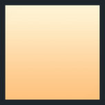 Farbverlauf Gelb und Pfirsichfarben Poster<br><div class="desc">Gelb und pfirsichfarben.</div>