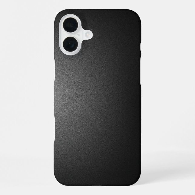 Farbverlauf schwarze Farbe  iPhone Hülle (Rückseite)