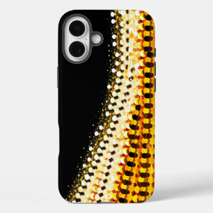 Farbverlauf von strahlendem Silber zu warmem Gold iPhone 16 Plus Hülle