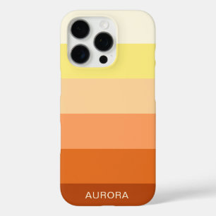 Farbverlauf zurück zur Schule - Individuelle Name iPhone 16 Pro Hülle