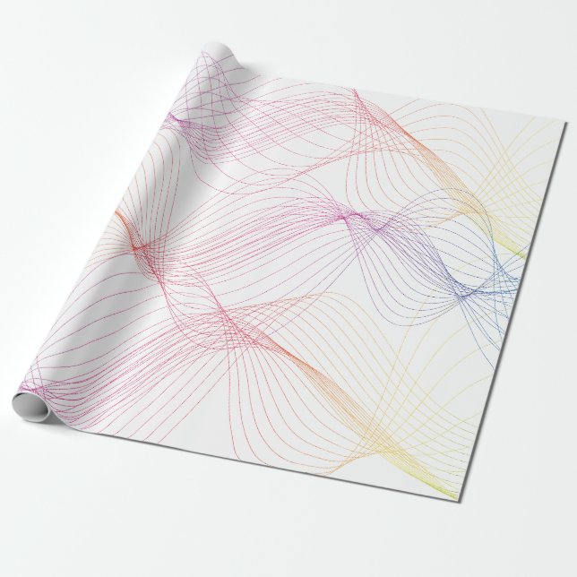 Farbverläufe im Spektrum Geschenkpapier (Ungerollt)