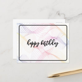 Farbverläufe im Spektrum Postkarte