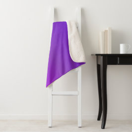 Farbverläufe Lila Sherpadecke