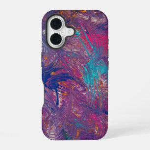 Farbverläufe Vortex-Design iPhone 16 Hülle