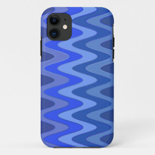 Farbverläufe ZigZag Waves - blau Case-Mate iPhone Hülle