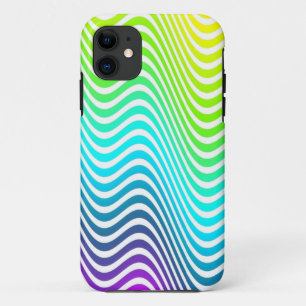 Farbverläufe ZigZag Waves - gelb-blau pink Case-Mate iPhone Hülle