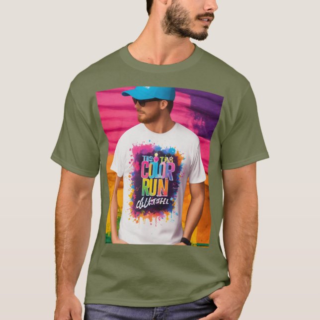 Farbverlaufslauf T-Shirt (Vorderseite)