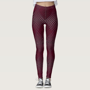 Farbverlaufslinien Muster 02 Rosa Leggings