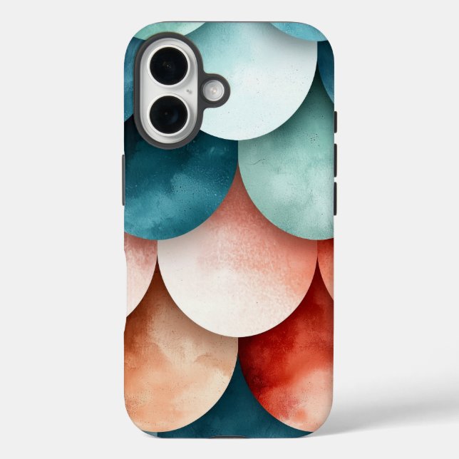 Farbverschiebung Chameleon Reptile Skin Phone Case (Rückseite)