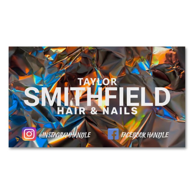 Farbverschiebung Magnetische Visitenkarte (Vorderseite)