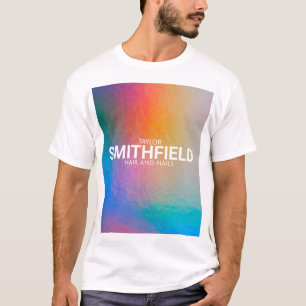 Farbverschiebung Neon Light Holographic Trendy T-Shirt