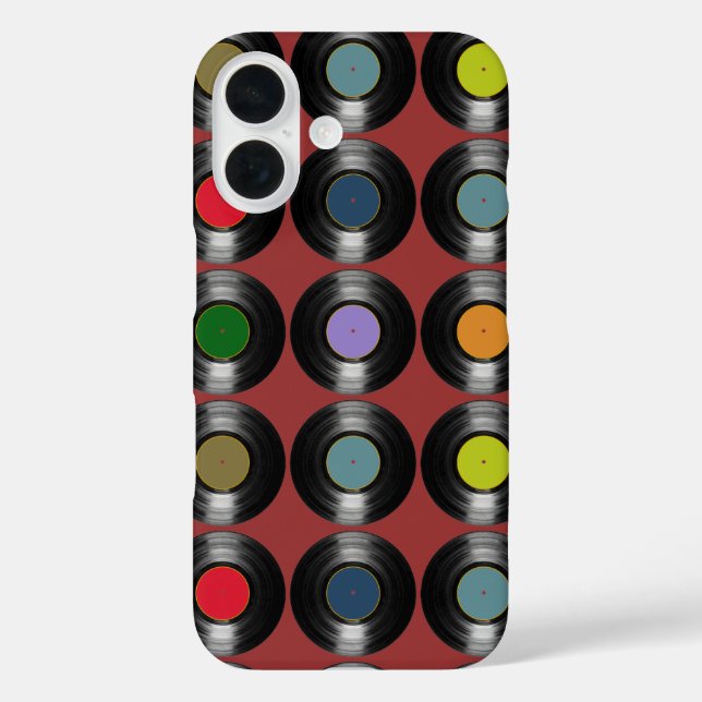 FarbVinyl-Platten Case-Mate iPhone Hülle (Rückseite)