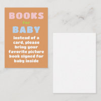 Farbvolle Fun Books für Babydusche