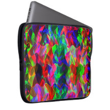 Farbvolle gekrümmte Dreiecke oder farbige Wellen.