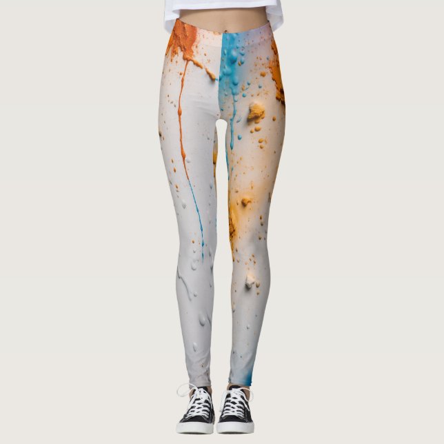 Farbvolles Legieren Leggings (Vorderseite)