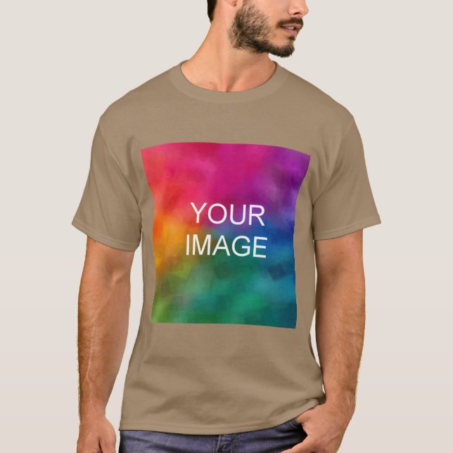 Farbvorlage für Trendy-Kieselsteine benutzerdefini T-Shirt (Vorderseite)