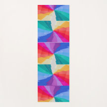 Farbvortex auf Yogamat