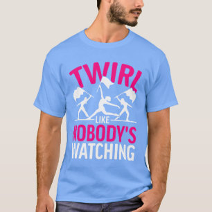 Farbwache Wirbel wie niemand zusieht lustig T-Shirt