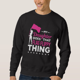 Farbwächter Mädchen Vintage Winter Guard Darstelle Sweatshirt
