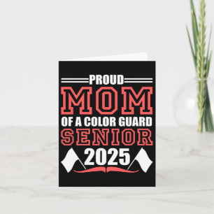 Farbwächter Senior Mama Cl of 2025 Abschluss Funny Karte
