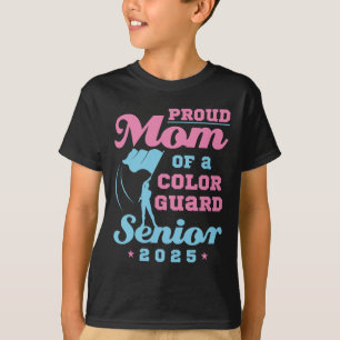 Farbwächter Senior Mama Cl of 2025 Flags Abschluss T-Shirt