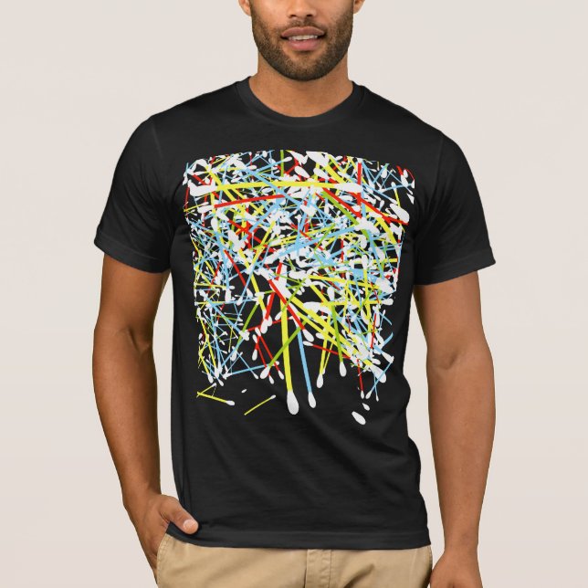 FarbWattestäbchen T-Shirt (Vorderseite)