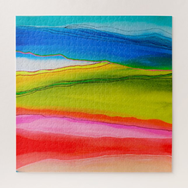 Farbwelle Nr. 1 Puzzle (Vertikal)