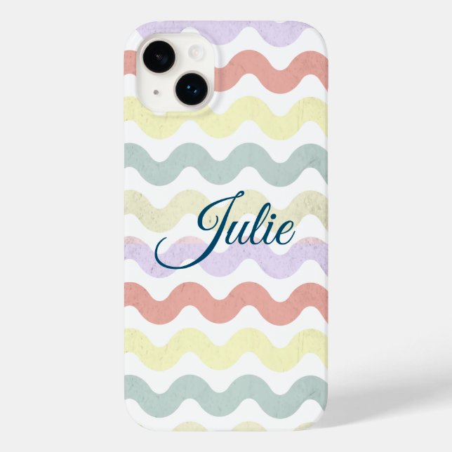 Farbwellen (Pasten) iPhone Case für den Fall Mate (Rückseite)