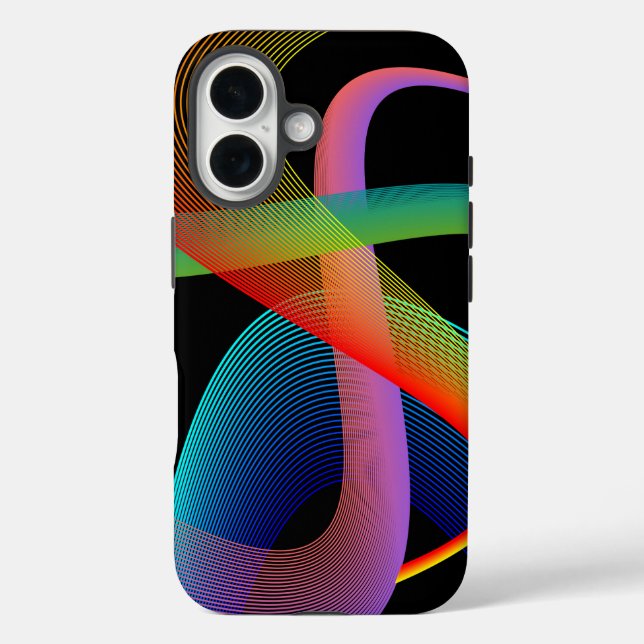 Farbwirbel-Handyhülle Case-Mate iPhone Hülle (Rückseite)