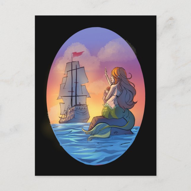 Fare Thee Well and Safe Return Postkarte (Vorderseite)