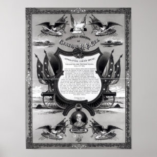 Farewell Address of General Robert E. Lee Poster