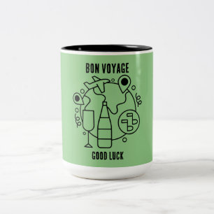 Farewell Bon Voyage Party Zweifarbige Tasse