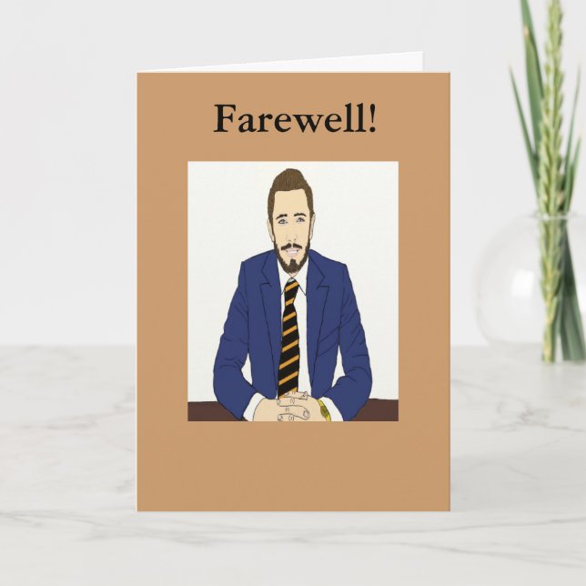 Farewell Card Karte (Vorderseite)