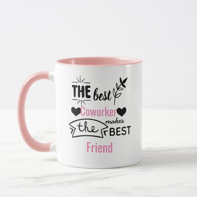 Farewell Co-Worker-Geschenk Bester Kollege jetzt F Tasse (Links)