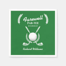 Farewell Retirement Golf Clubs Wreath Themed Party