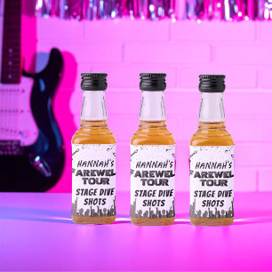 Farewell Tour Punk Rock Alkoholflaschenetikett