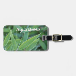 Fargesia murielae Bamboo Pflanze für Gärtner Gepäckanhänger