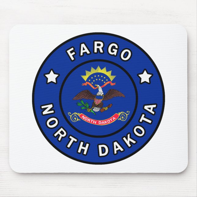 Fargo North Dakota Mousepad (Vorne)
