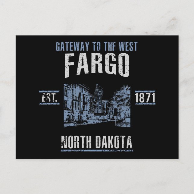 Fargo Postkarte (Vorderseite)