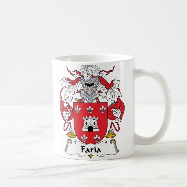 Faria Familienwappen Tasse (Rechts)