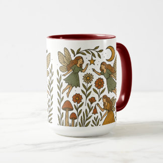 Faries in the Garden Mystical  Tasse