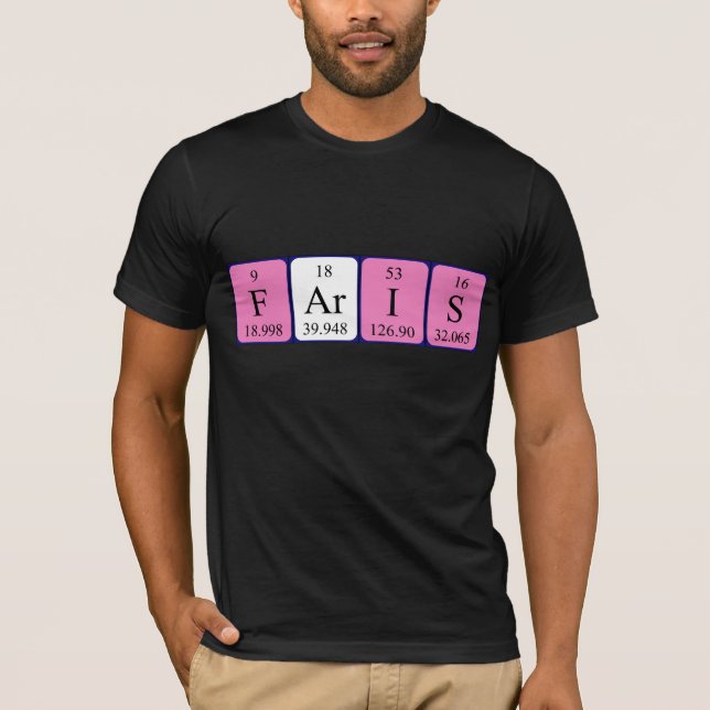 Faris Periodenname Shirt (Vorderseite)