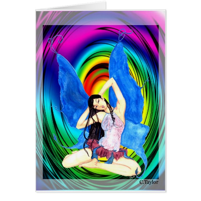 fariy blaue Flügel (Vorne)