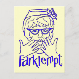 Farklempt Postkarte