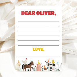 Farm 1st Birthday Time Capsule Card Einladung