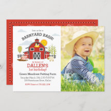 Farm Animal 1. Geburtstag Foto