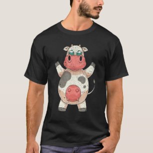 Farm Animal Bauer Coole Sonnenbrille Funny Cow T-Shirt