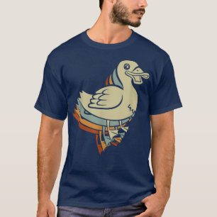 Farm Animal Lover Bird Bauer Retro Duck T-Shirt